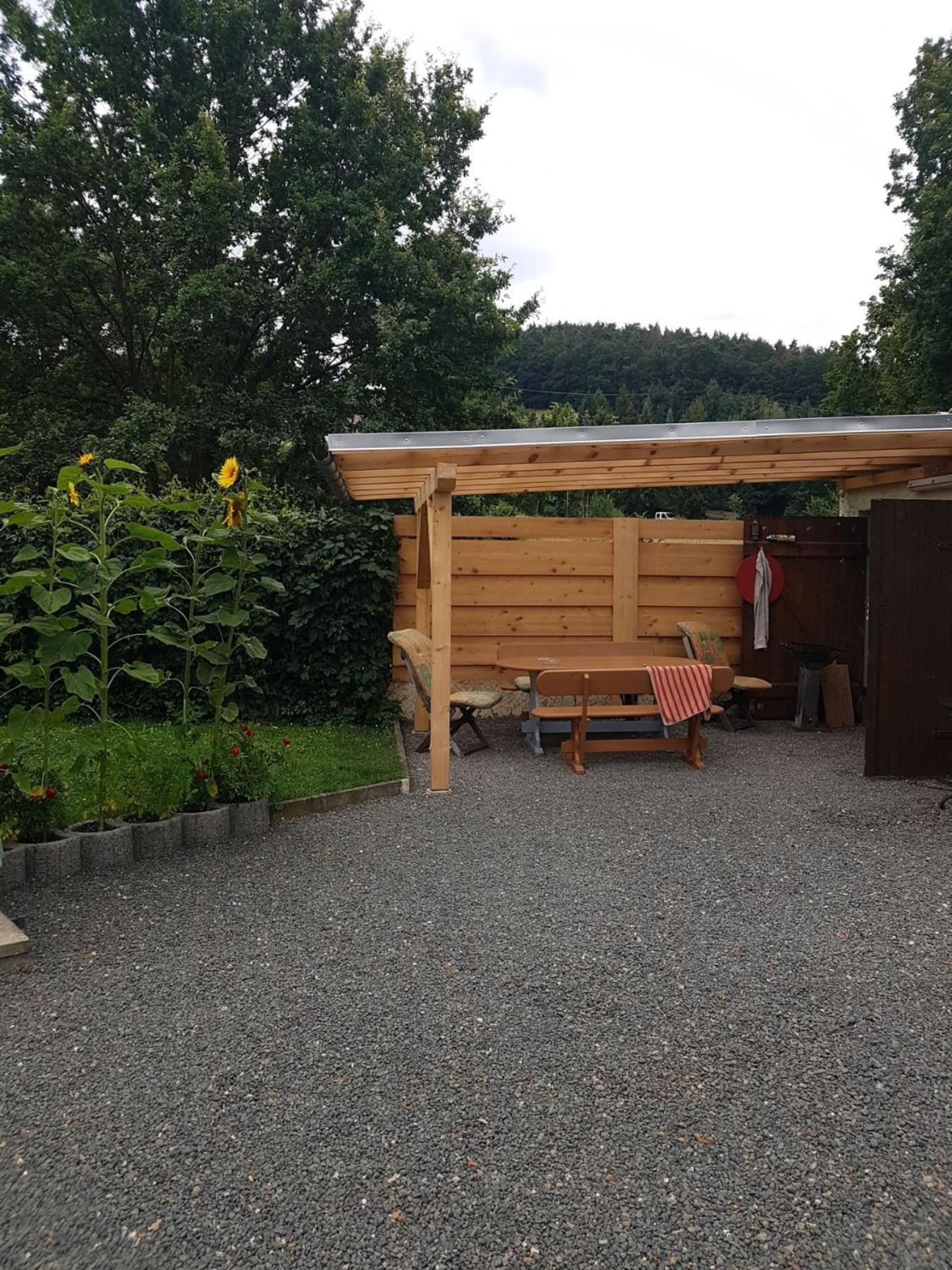 Ferienwohnung Am Thueringen Radweg Rauda Esterno foto
